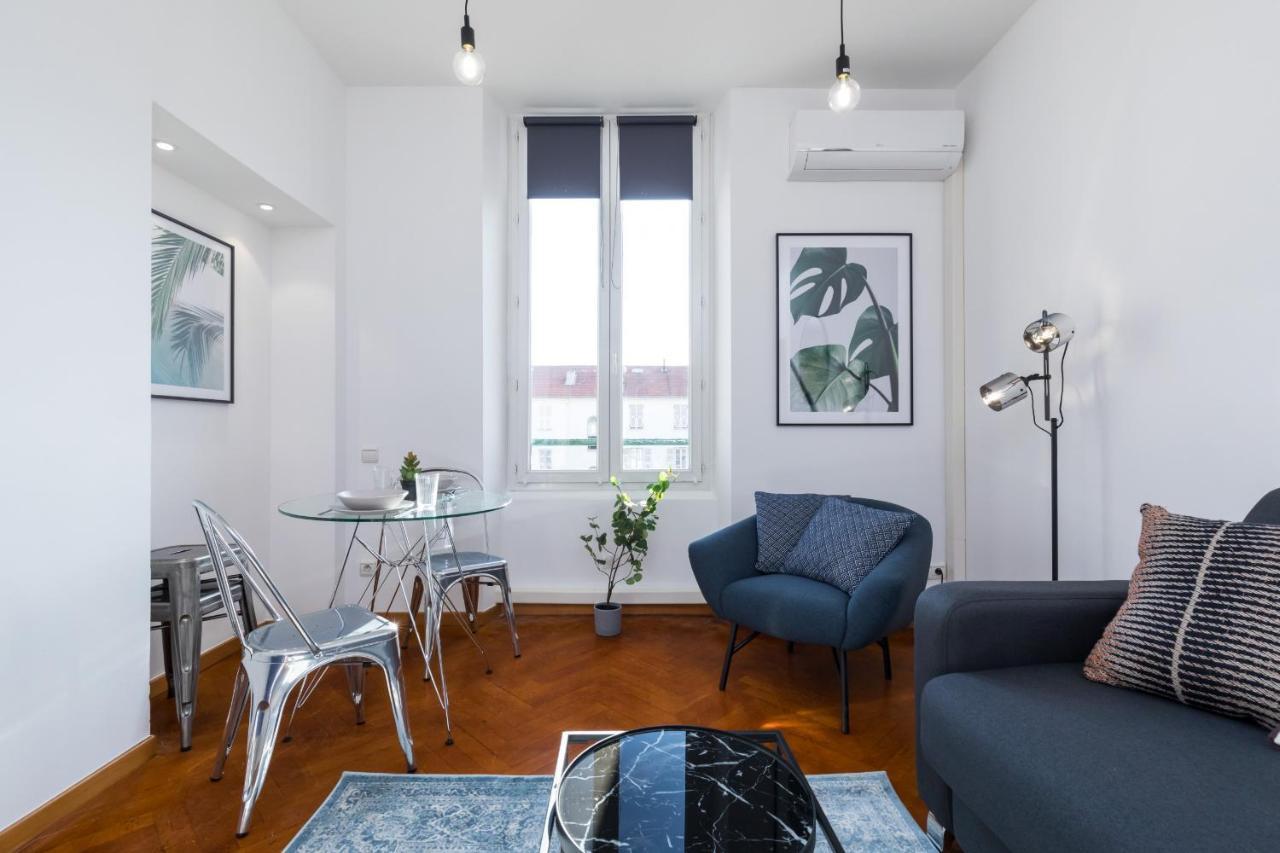 7 Medecin - Place Massena - Central 2P - Lumineux - Climatise Nice Luaran gambar