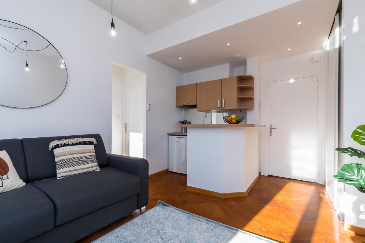 7 Medecin - Place Massena - Central 2P - Lumineux - Climatise Nice Luaran gambar
