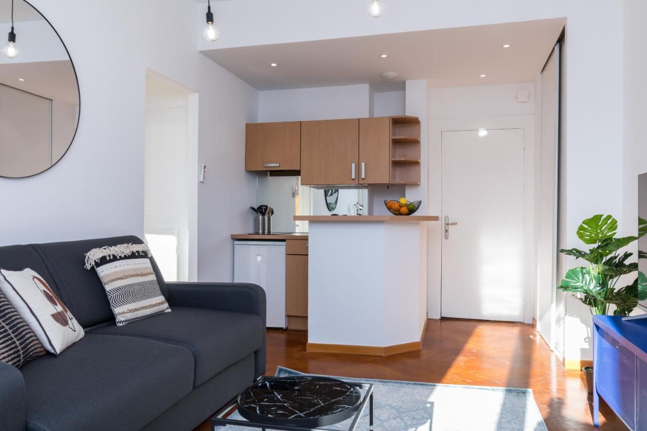 7 Medecin - Place Massena - Central 2P - Lumineux - Climatise Nice Luaran gambar